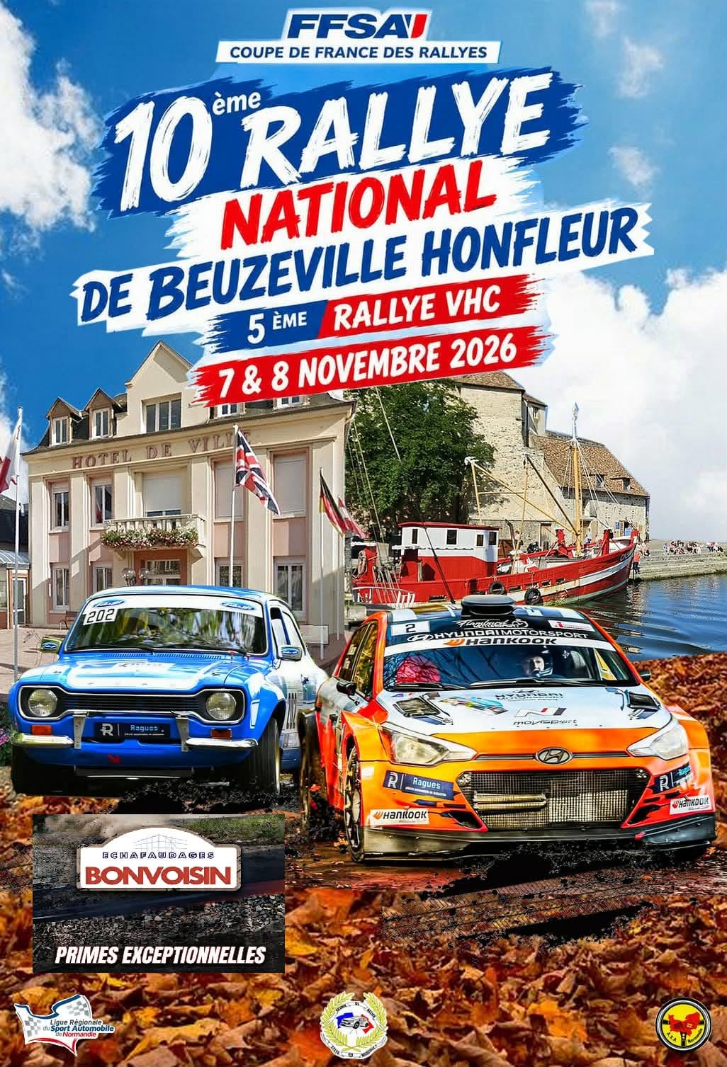 Affiche — Rallye de Beuzeville - Honfleur - VHC